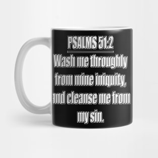 Psalm 51:2 KJV Mug